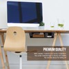 Neiteli 2 Pack Under Desk Shelf - Under Desk Storage