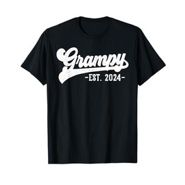 Grampy Est 2024 Grampy To Be Gifts New Grampy T-Shirt