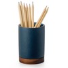 Officepal Pen Holder for Desk, Ceramic Pencil Organizer & Makeup