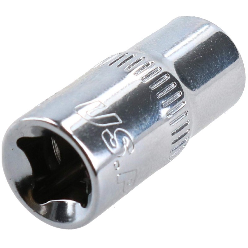 E8 Female Torx Socket Star Bit 1/4" Drive Standard External