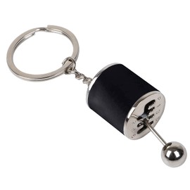 Auto Shifter Keychain，Car Shifter Keyring, Creative Auto Gear Shifter Model Keychain Multicolor Car Shift Shaped Metal Alloy Key Rings (Black)…