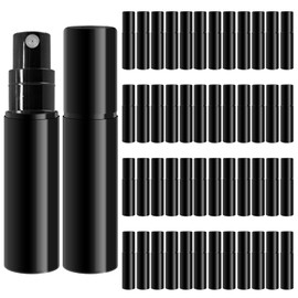 deegbbyi 50 Stück Parfümzerstäuber Nachfüllbar, Parfümzerstäuber, Parfüm Nebler Nachfüllbar Leer, Parfüm Zerstäuber für Unterwegs, Portable Nebler für Unterwegs, für Handtasche, Reisen, Ferien