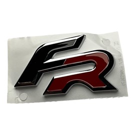 Original Seat FR Emblem Lettering for Radiator Grille Chrome / Red / Black