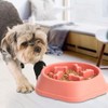 TOCOZOC Plato para Perro, 2 Piezas de Comedero Lento para