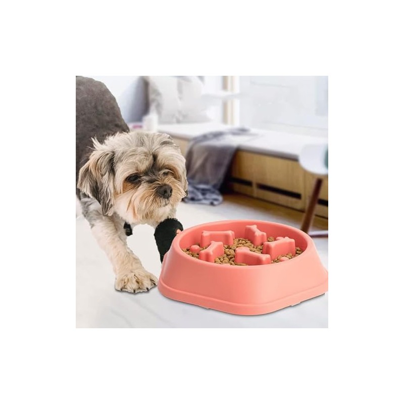 TOCOZOC Plato para Perro, 2 Piezas de Comedero Lento para