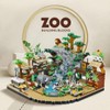 Zoo Building Model Set, 4800 Pcs Desert Zoo Micro Building