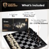 Chess Armory Magnetic 9.5 Inches Travel Chess Set - Folding