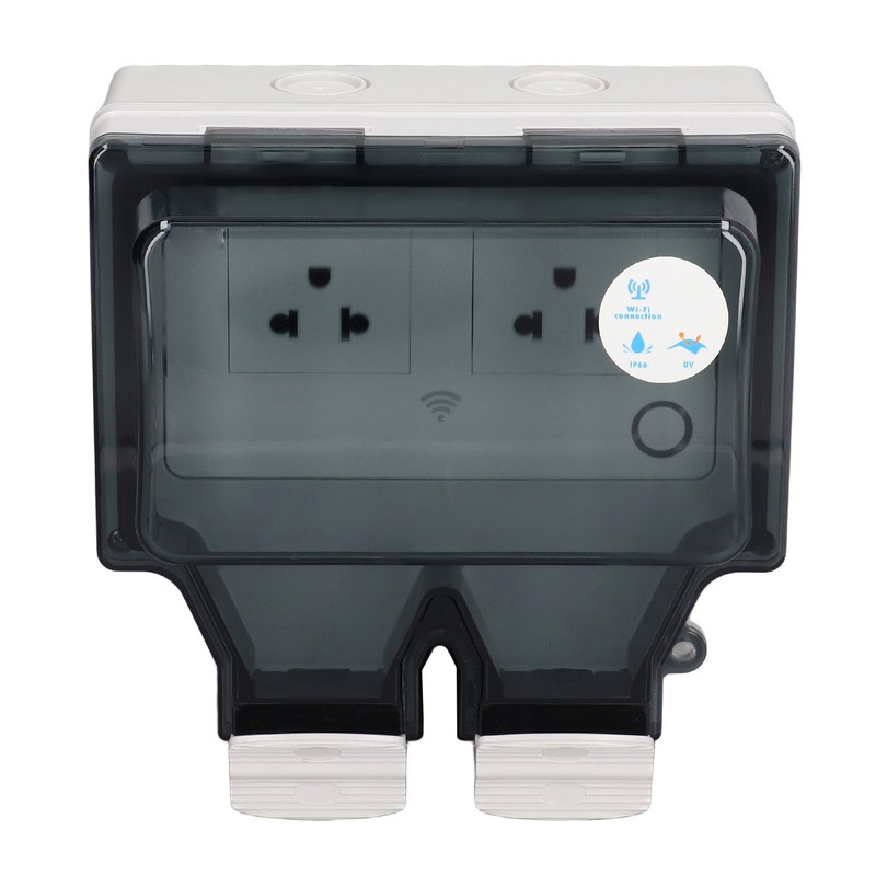 Outdoor Outlet WIFI IP66 Waterproof Socket With Timer for Patio