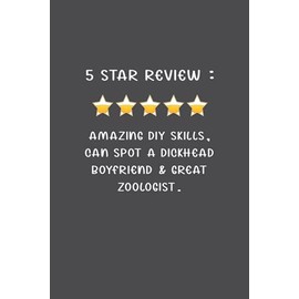 Amazing Diy Skills, Can Spot A Dickhead Boyfriend & great Zoologist: Funny Fathers Day Gifts from son, daughter and kids : Softcover Journal Notebook for Daddy (Alternative Fathers Day Cards)