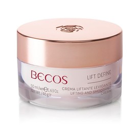 Becos Lift Define Lifting Cream for Face 50ml Firms Skin Smoothes Wrinkles and Fine Lines
