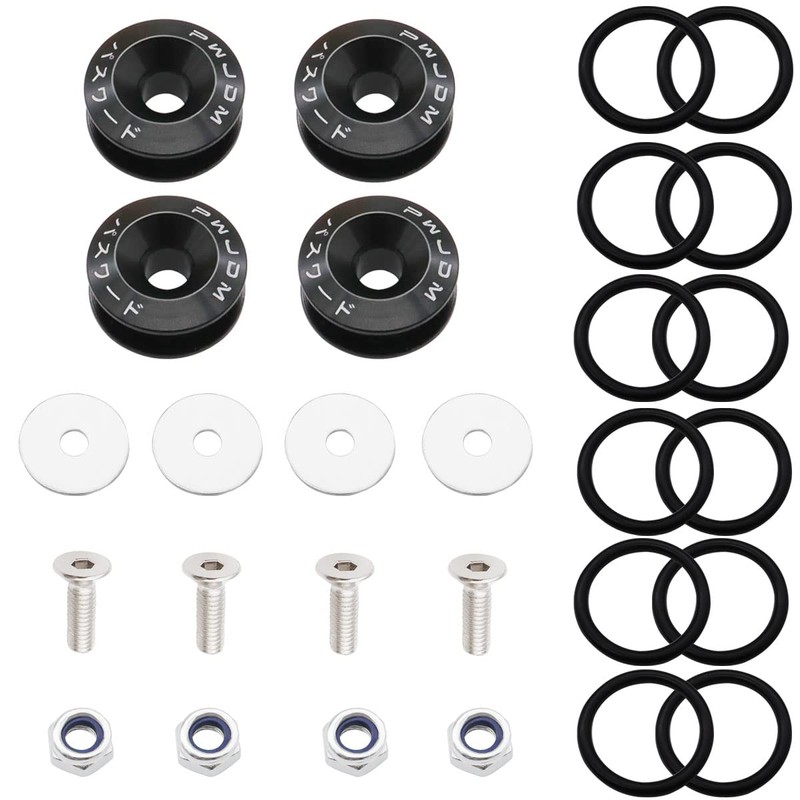 Taiss Bumper Quick Release (Black),Front Rear Bumper Holders Quick Release