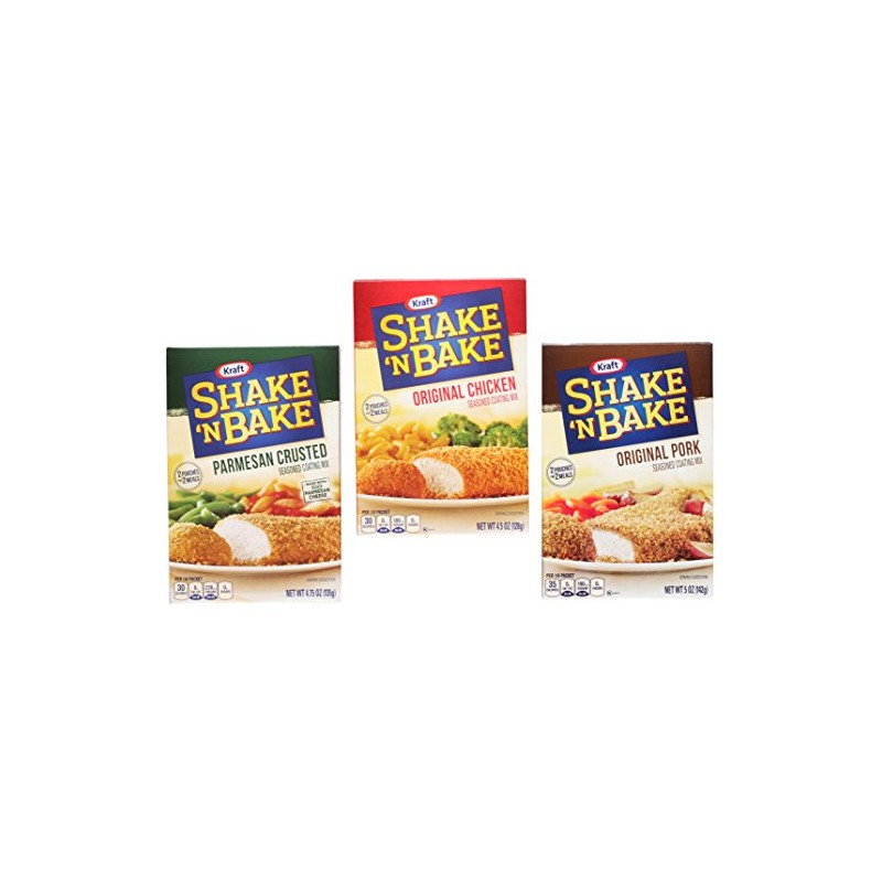 Shake N Bake Variety Bundle: (1) Original Pork 5oz, (1)