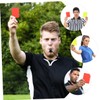 Kisangel 32pcs Referee Practical Cards Red Yellow Sports Judge Cards