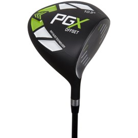 Pinemeadow Golf PGX Offset Driver, Left Hand, Black/Green