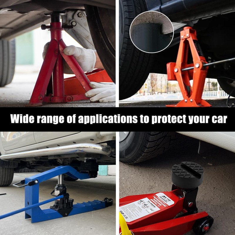 Pack of 2 Rubber Pad Car Jack Rubber Car Jack