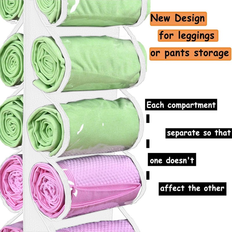 Legging Storage Bag Storage Hanger Can Holds 24 Leggings or