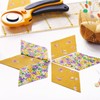 Sourcing Map 300 Count Diamond Paper Piecing Templates for Quilting,