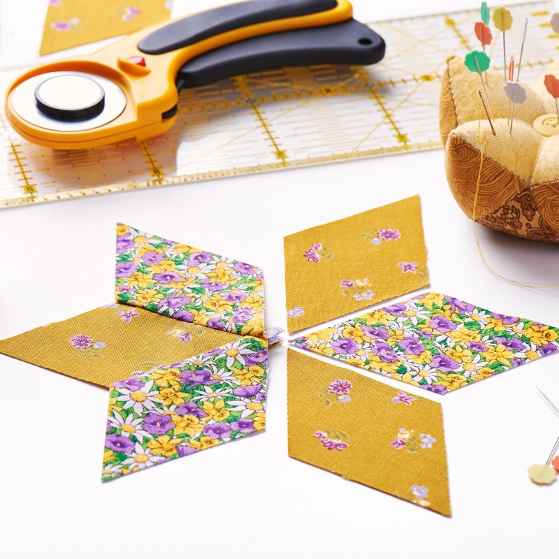 Sourcing Map 300 Count Diamond Paper Piecing Templates for Quilting,