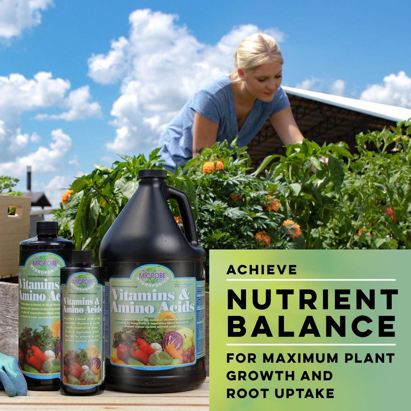 Microbe Life Hydroponics Premium Vitamins & Amino Acids Essential for