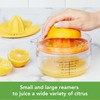 Tovolo All-in-1 Citrus Juicer and Zester Set, White & Yellow