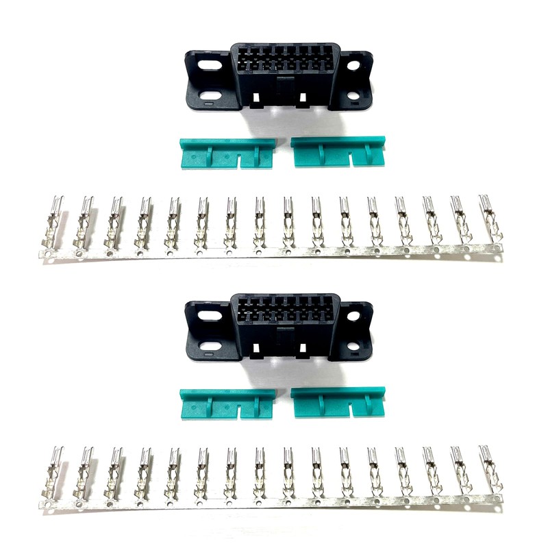 JUTA 16 PIN OBD Female Replacement Wire Sockets Connector OBDII
