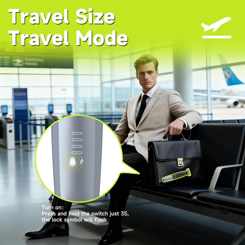 Body Hair Trimmer for Men Pubic Hair Trimmer
