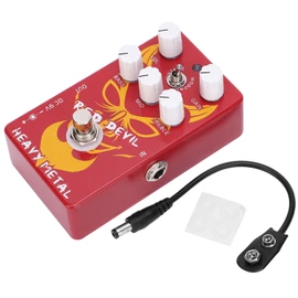 Distortion Guitar Pedal Red Devil Heavy Metal Tone Effect Electric Processor 9V DC