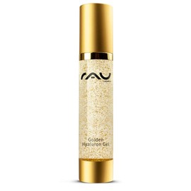 RAU Golden Hyaluronic Gel 50 ml - Anti-Ageing Gel with 23 Carat Gold Wrinkle Away Instant Effect, Moisture for a Beautiful Glow