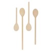 BICB Wooden Cooking Oval Spoons - 8”, 10”, 12”, 14”