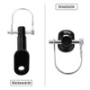 Bicycle Towing Hitch 2 Pieces Bicycle Trailer Coupling with Locking