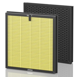 AP303 AP304 Replacement Filters, Compatible with DAYETTE AP303/304 Air Purifier, and for FRESHDEW AP303 / AP304 Purifier, H14 HEPA Filter with 3 Stage Filtration, 2 Pack (Pet Filter)
