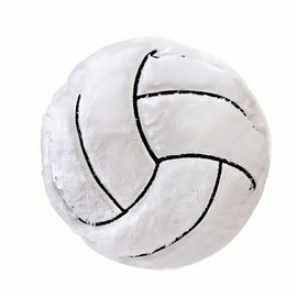 Volleyball Sports Pillow Fluffy Soft Throw Pillow Toy ，14" Durable Sport Basketball Plush Toys,Plush Pillow Toys Gift for Kids Boy Girls Children Room Decoration