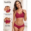 Vertvie Womens Seamless Bra No Underwire Comfort Push Up Bras