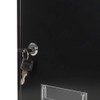 Wall Mounted Mailboxes with Key Lock, Outdoor Key Locking Mail