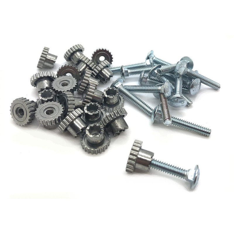 Self Locking Pet Carrier Metal Fasteners - 20 Pack -