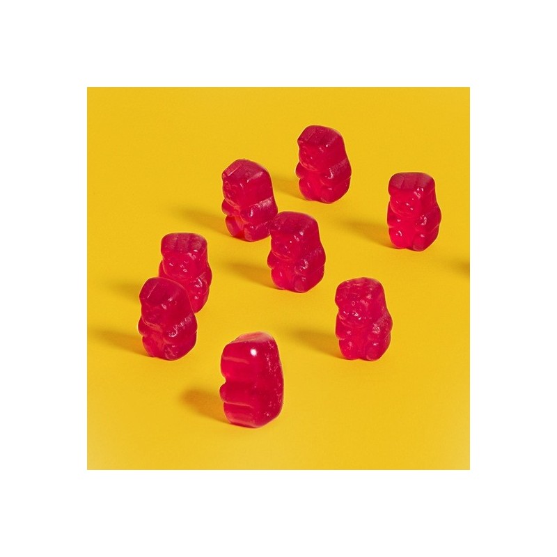 Ruby Gummy Bear Acabi Prebiotics Plant-based Vegan Gummies 4 Bottles