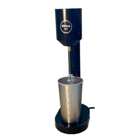 New DiFora ENA Drink Mixer, Milkfrother, Milkshake Maker, 100W., 120V., Two Speeds, Large Stainless Steel Cup, Black