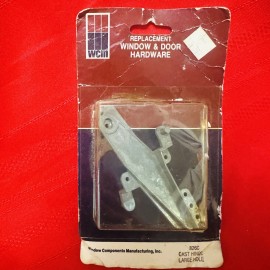 Window Components Manufacturing Inc. 826C … Mobile  Home  RV … Window  Door  Hardware … Large  Hole  Hinge … WCM