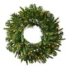 Pemberly Row 30" Cashmere Artificial Christmas Wreath with White Lights