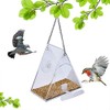 TopHomer Window Bird Feeder, Clear Acrylic Birdfeeders Windowsill Strong Suction