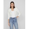 Vila Female Blazer Short Open, Cloud dancer