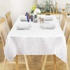 AMFUN Table Cloth Rectangular 130 * 220cm,Polyester Jacquard Tablecloth,Washable Dust-Proof