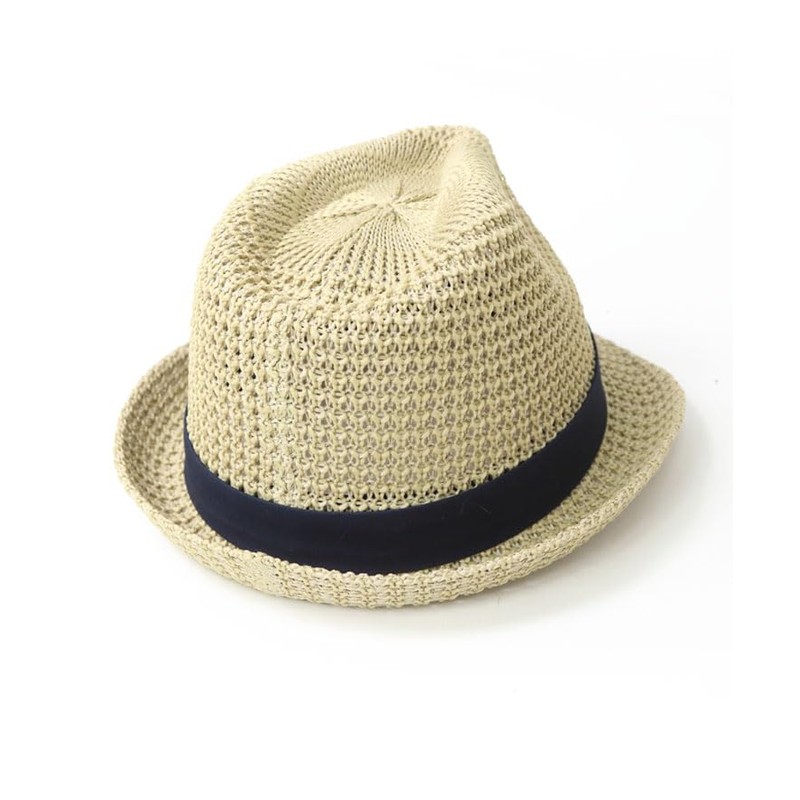regnuu Straw Hat, Mugi Straw Hat, Men's, Aze Knitting, Medium