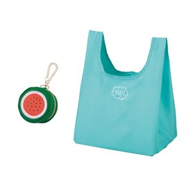Marushin Eco Bag yup! (Yap!) Watermelon Eco Food Fun With Pouch H33×W25×D20cm (13.0×9.8×7.9 inches) 0585007600