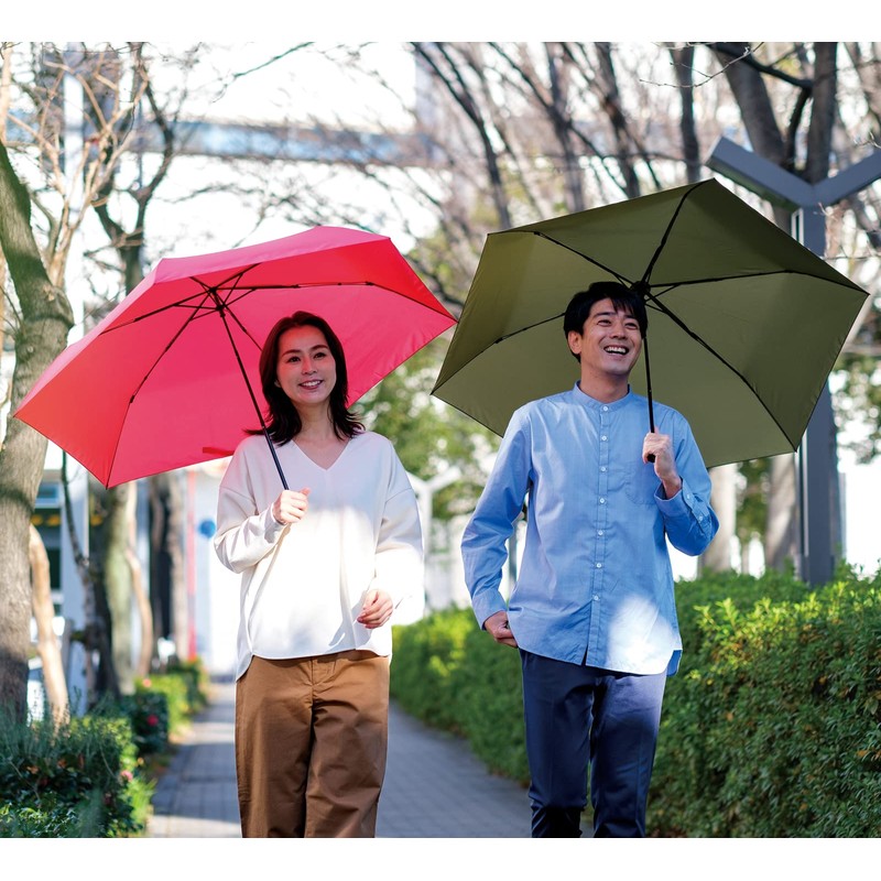 Mabu SMV-41524 Folding Umbrella, Ultra Lightweight, 6 Ribs, UV Protection,