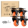 Moogii 3 Inch Heavy Duty Swivel Caster Wheels with Brake,1500