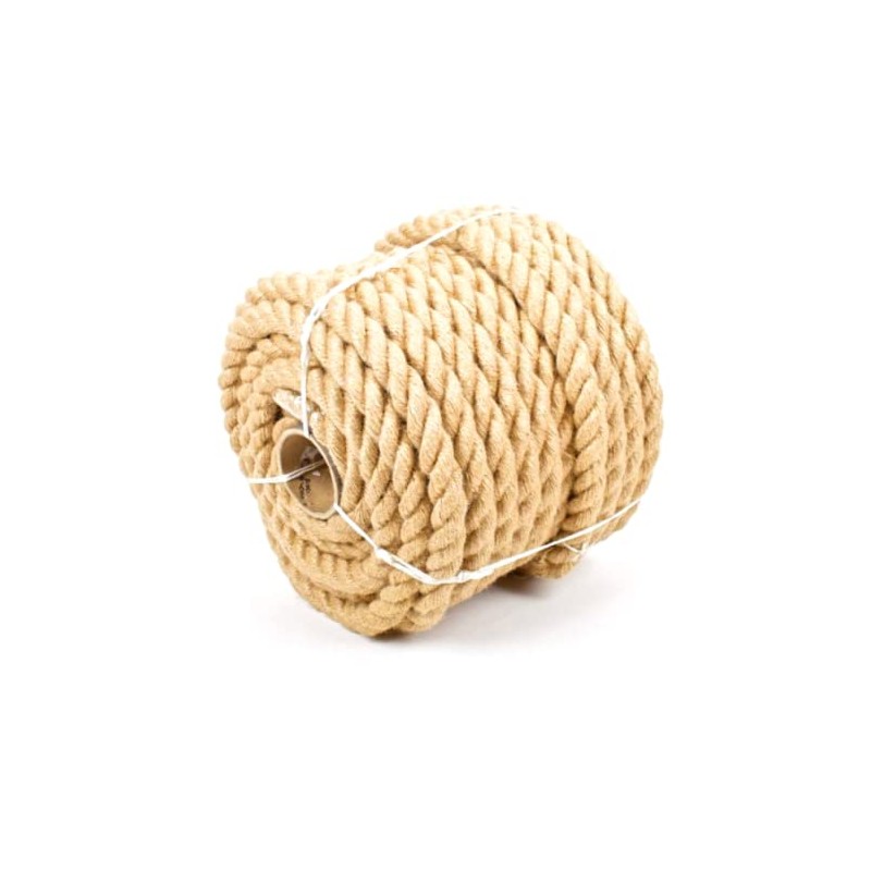 Natural Brown Jute Rope Hessian Braided Twisted Rustic Shabby Burlap