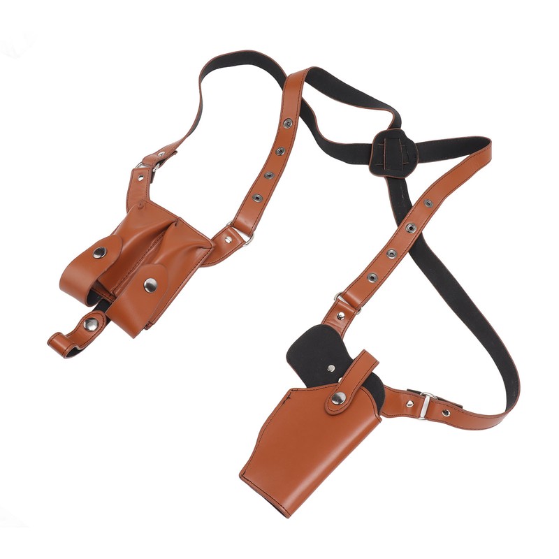 Shoulder Shooting Tool Bag PU Leather with Adjustable Shoulder Strap