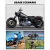 Fitense 13.8x15.8in Universal Motorcycle Seat Cushion with 3D Shock Absorption