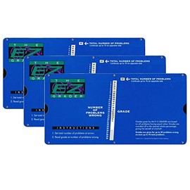 Original E-Z Grader E-Z Grader, Large Print, Blue, Pack of 3